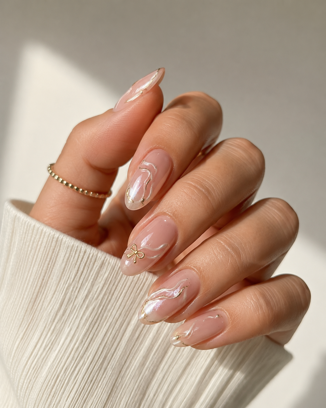 Freshly printed custom nail design from the CLAWZ machine in Bali